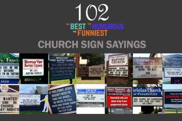 102 of the most funny church signs sayings