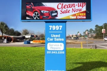 Auto expert business LED sign board