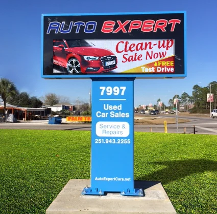 Auto expert business LED sign board