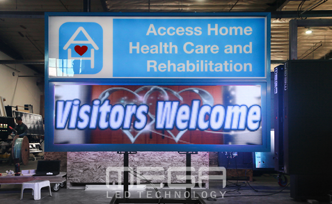 Access-Home-Health-Care-and-Rehabilitation-business-LED-sign-board