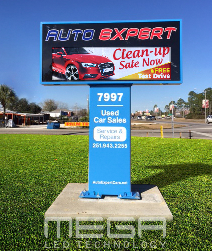 Auto-expert-business-LED-sign-board