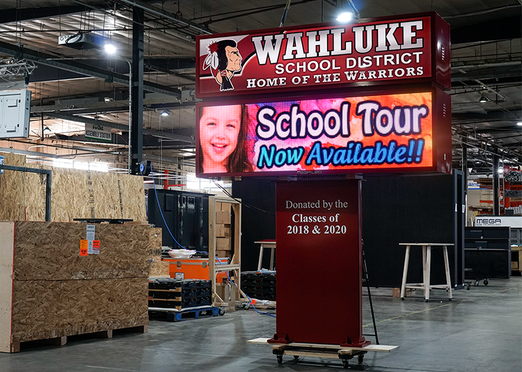 OMEGA Monument Signs Wahluke school