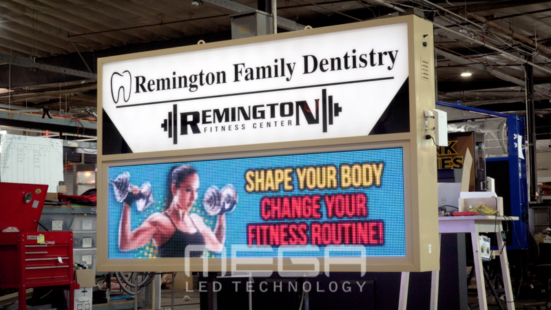 Remington-Family-Dentistry-business-LED-sign-board
