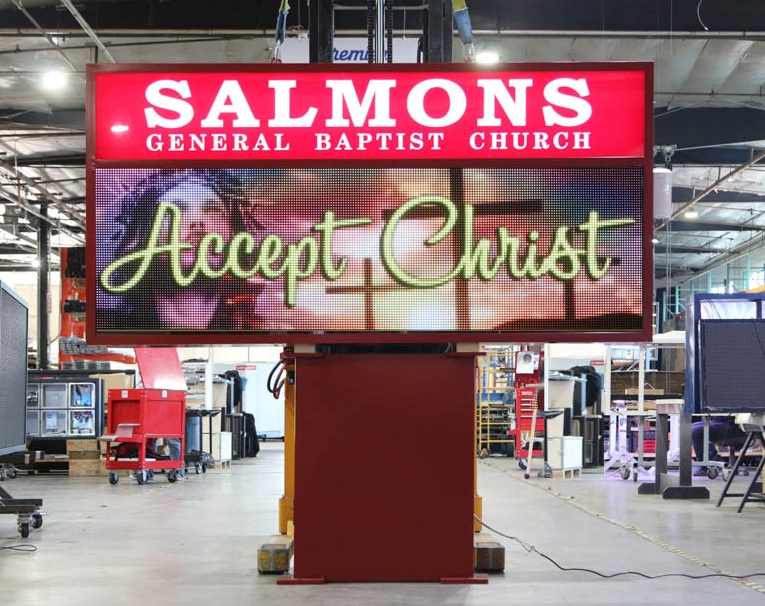 Salmons-Baptist-Church-LED-sign