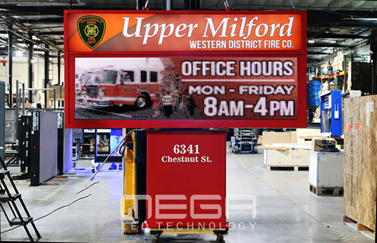 Upper-Milford-business-LED-sign-board