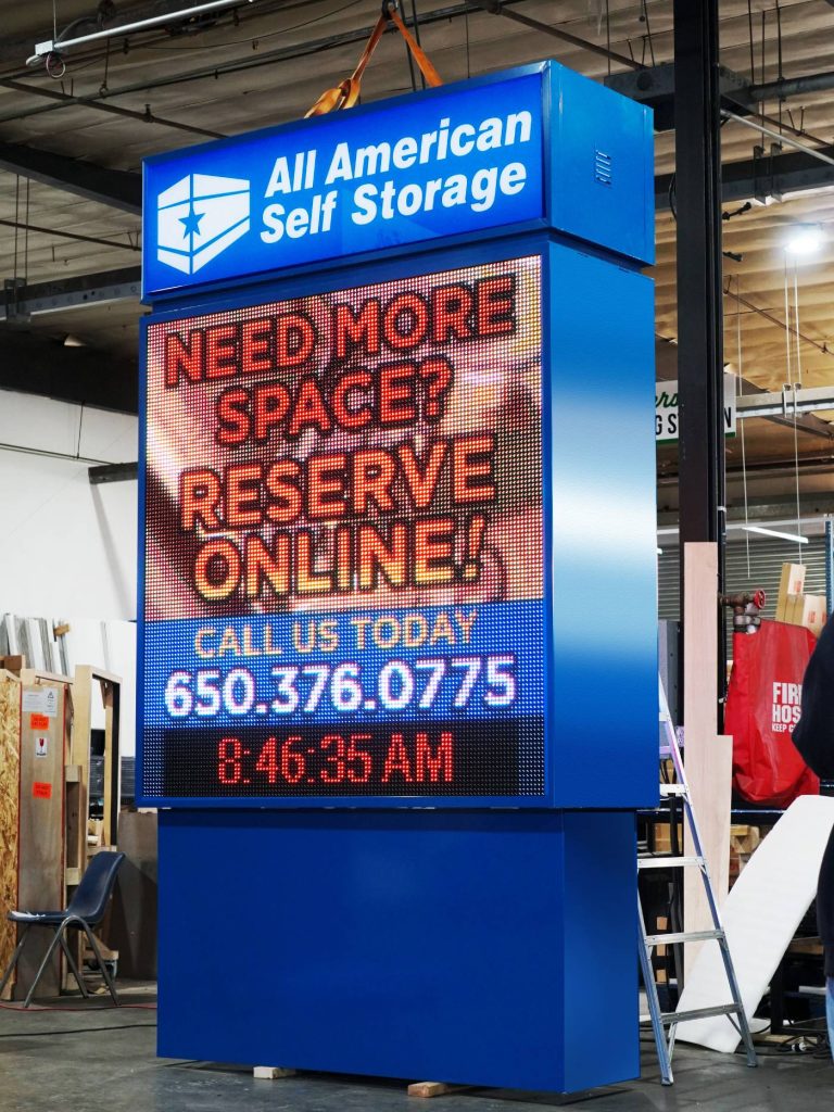 Megasigninc-Business-LED-Sign-All American Self Storage (1)
