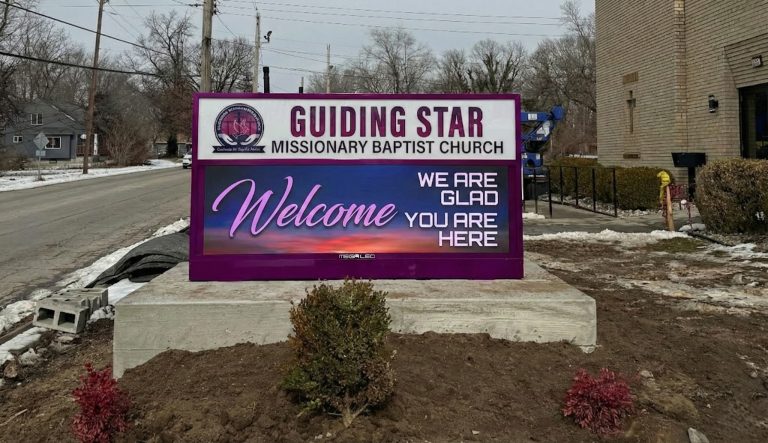 church-led-sign-guiding-star-missionary-baptist